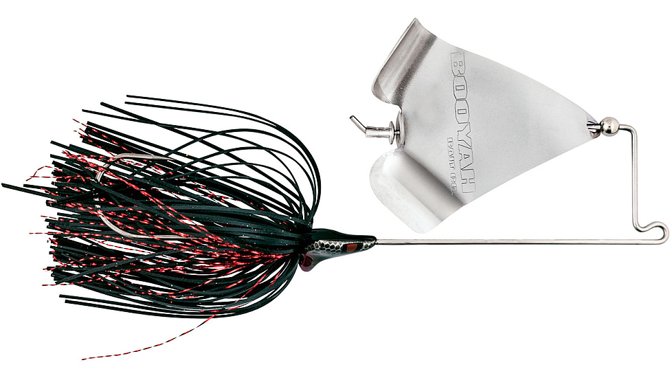 Booyah Squelcher Spinnerbait, 5.6 in, 1/2oz, Black, BYSQ12608