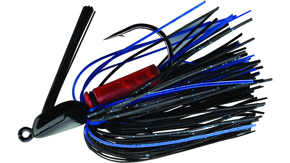 Booyah Swim'n Jig, 3/8 oz, Black/Black Blue, BYSJ3804