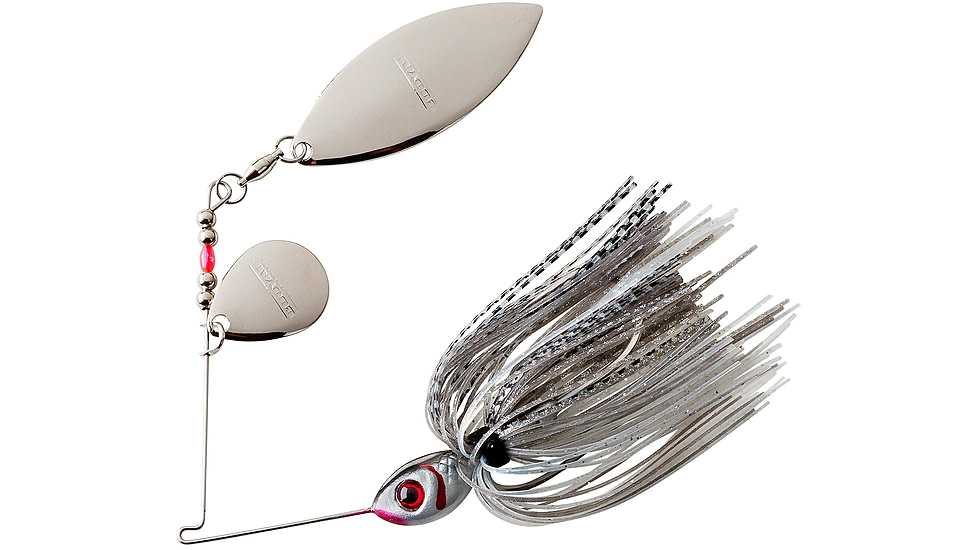 Booyah Tandem Blade Spinnerbait, 3/8oz, Silver Shiner, BYBT38640