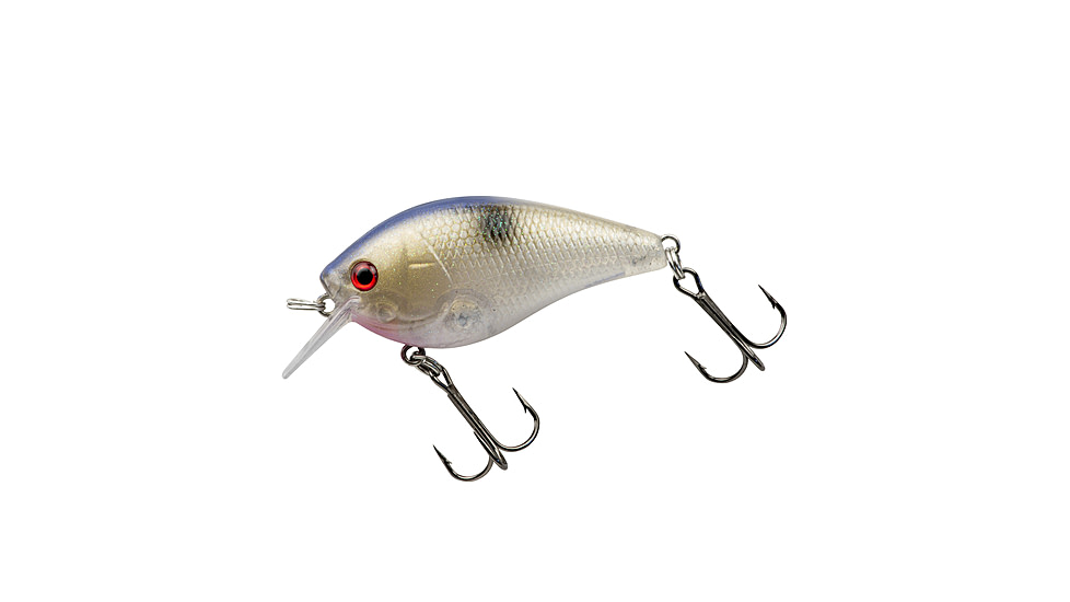 Booyah XCS1 Squarebill Crankbait, 2.3in, Lucent Shad, BYXCS196