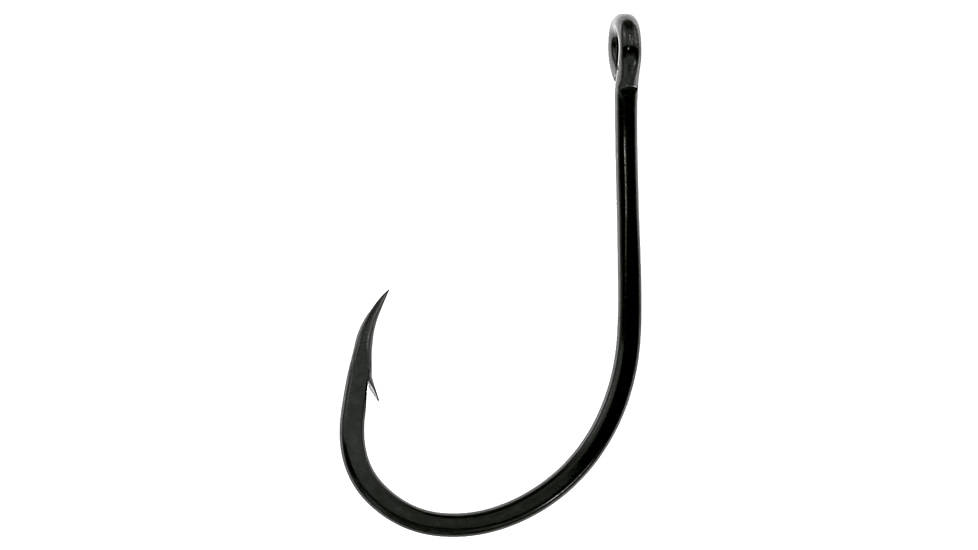 Boss Kat Boss J Hook, Black Nickel, Size 1/0, BK73Z 1/0