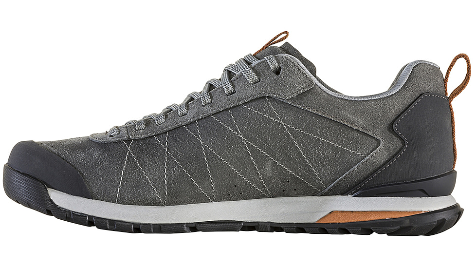 Bozeman Low Leather Casual Shoes - Mens, Medium, Charcoal, 9, 74201-Charcoal-Medium-9