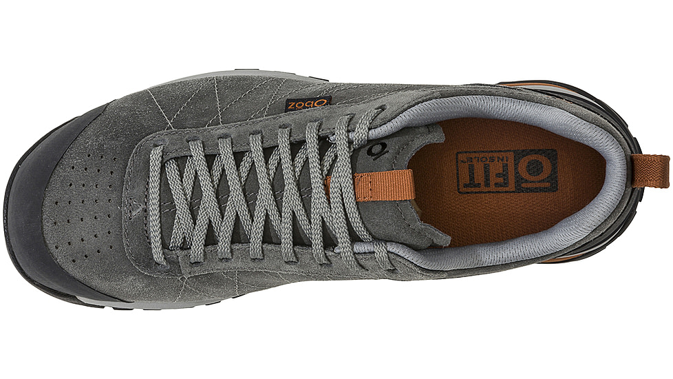 Bozeman Low Leather Casual Shoes - Mens, Medium, Charcoal, 9, 74201-Charcoal-Medium-9