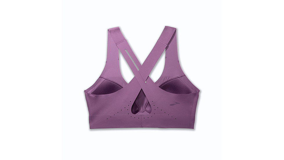 Brooks 2.0 Dare Crossback Run Bra - Womens, Washed Plum, 32AB, 350084516.032AB