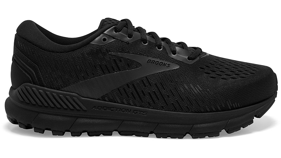 Brooks Addiction GTS 15 Running Shoes - Mens, Medium, Black/Black/Ebony, 13.0, 1103651D020.130