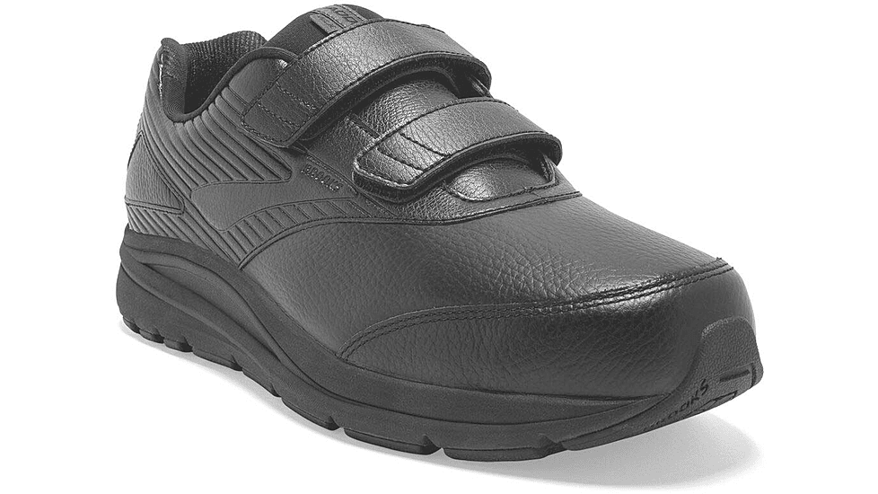 Brooks Addiction Walker V-Strap 2 - Mens, Black/Black, Extra Wide, 10.5, 1103204E072.105