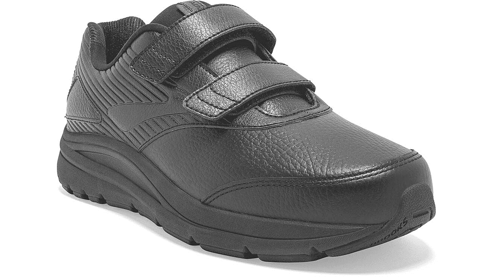 Brooks Addiction Walker V-Strap 2 - Womens, Black/Black, Extra Wide, 7.5, 1203092E072.075