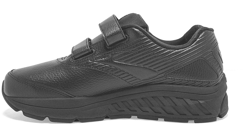 Brooks Addiction Walker V-Strap 2 - Womens, Black/Black, Extra Wide, 7.5, 1203092E072.075