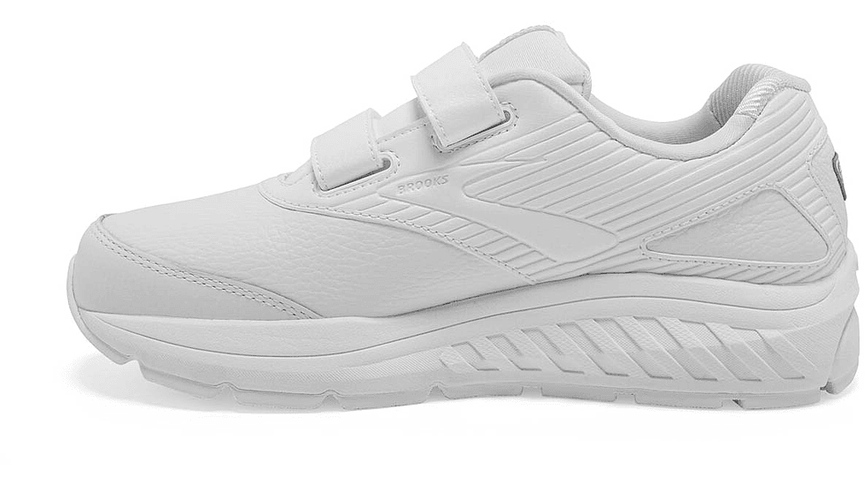 Brooks Addiction Walker V-Strap 2 - Womens, White/White, Wide, 12.0, 1203091D142.120