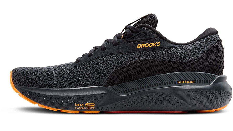 Brooks Adrenaline GTS 24 Road Running Shoes - Mens, Black/Ebony/Burnt Sienna, 11.0 US/Medium, 1104371D066.110
