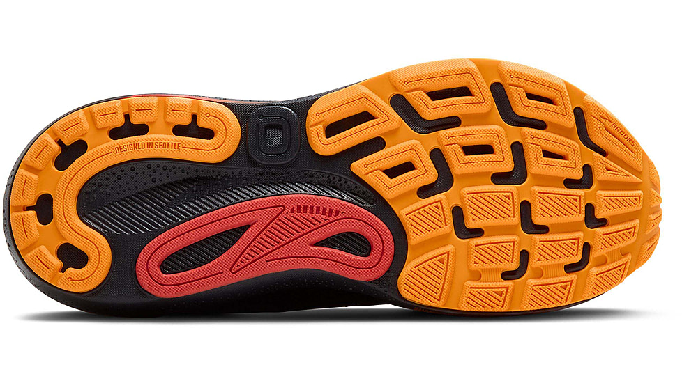 Brooks Adrenaline GTS 24 Road Running Shoes - Mens, Black/Ebony/Burnt Sienna, 11.0 US/Medium, 1104371D066.110