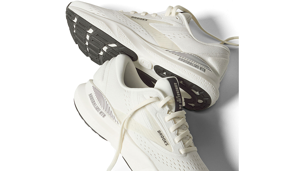 Brooks Adrenaline GTS 24 Running Shoes - Womens, Coconut/Black/White Sand, 10 US, 1204261B137.100