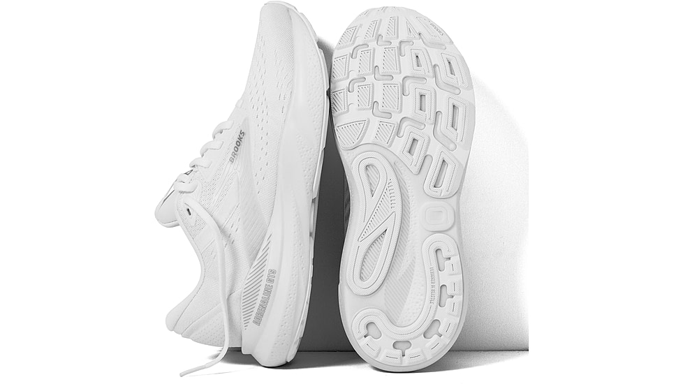 Brooks Adrenaline GTS 24 Running Shoes - Womens, White/Oyster/Alloy, 7.5 US, 1204261B148.075
