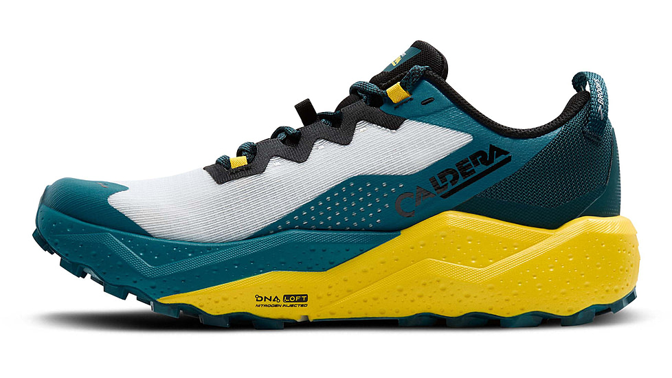 Brooks Caldera 8 Trailrunning Shoes - Mens, Bit of Blue/Quince/Celestial, 11.0 US/Medium, 1104401D131.110