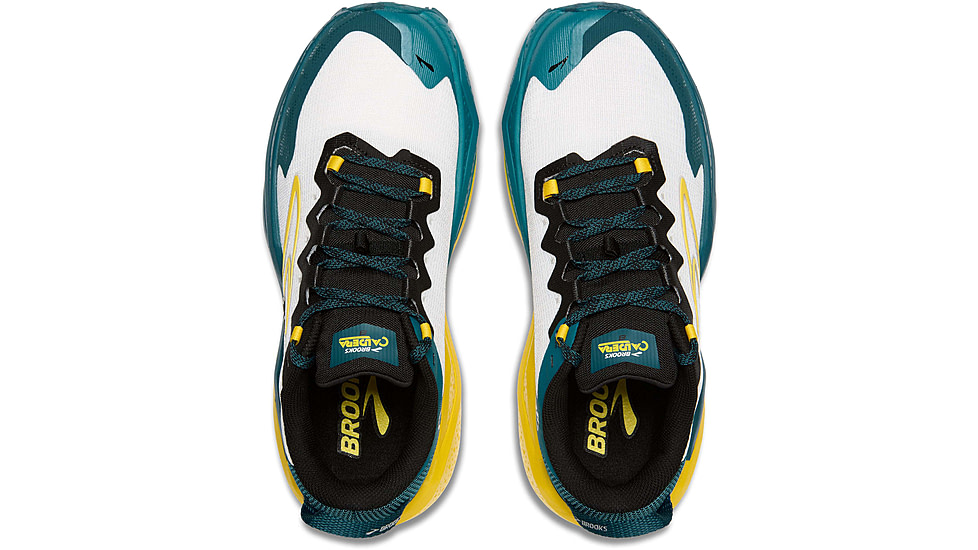 Brooks Caldera 8 Trailrunning Shoes - Mens, Bit of Blue/Quince/Celestial, 11.0 US/Medium, 1104401D131.110