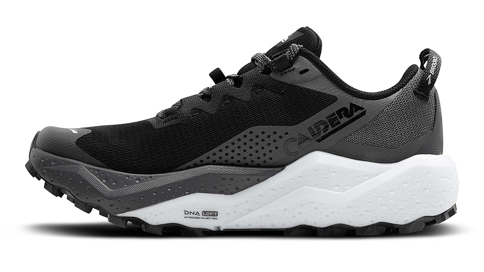 Brooks Caldera 8 Trailrunning Shoes - Mens, Black/Blackened Pearl/White, 12.0 US/Medium, 1104401D052.120