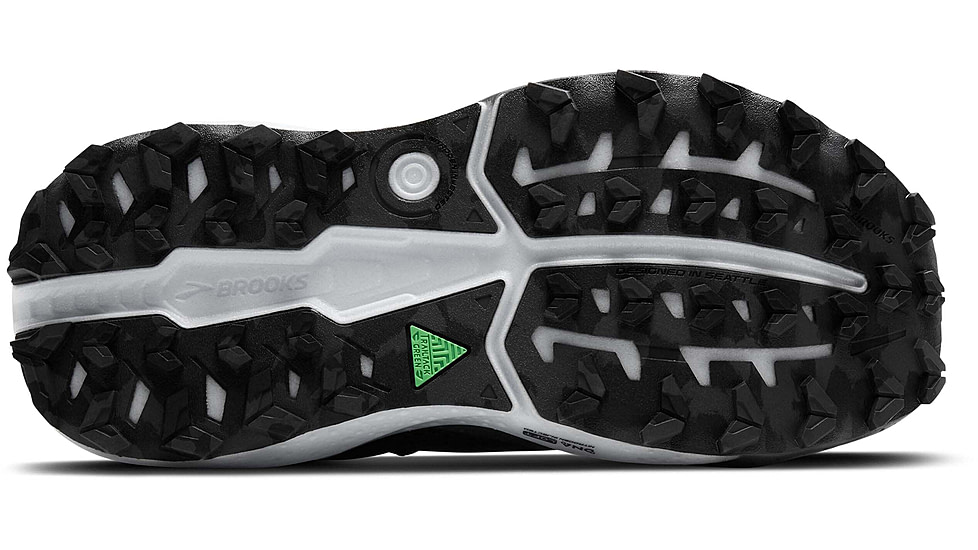 Brooks Caldera 8 Trailrunning Shoes - Mens, Black/Blackened Pearl/White, 12.0 US/Medium, 1104401D052.120