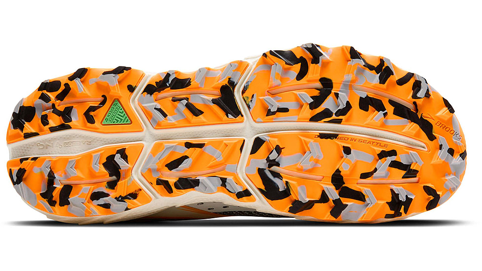 Brooks Cascadia 18 Trailrunning Shoes - Mens, Black/Blue Wash/Orange, 10.5 US/Medium, 1104261D022.105