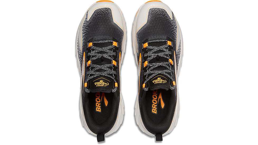 Brooks Cascadia 18 Trailrunning Shoes - Mens, Black/Blue Wash/Orange, 10.5 US/Medium, 1104261D022.105