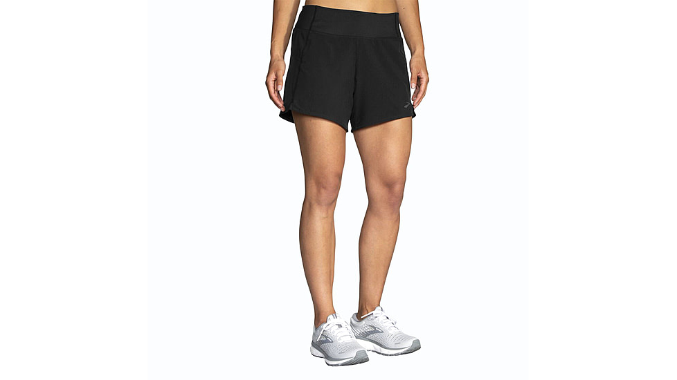Brooks Chaser 5 Short - Womens, Black, Medium, 221465001.030