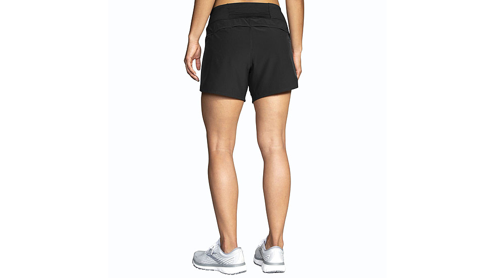 Brooks Chaser 5 Short - Womens, Black, Medium, 221465001.030