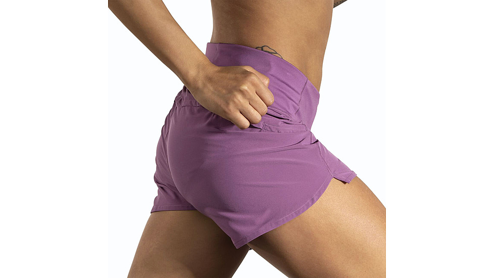 Brooks Chaser 5 Short - Womens, Washed Plum, Large, 221465516.035