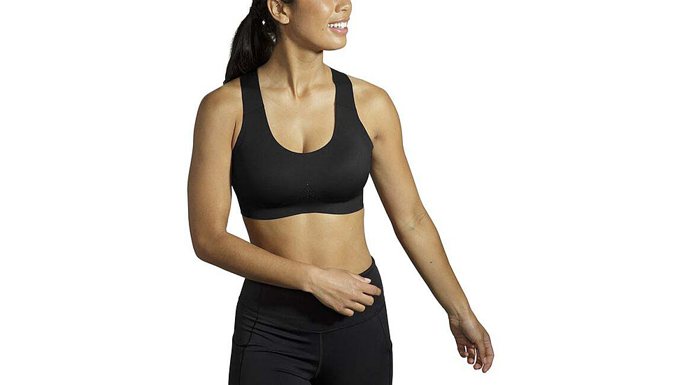 Brooks Dare Crossback Run Bra 2.0 - Womens, Black, 32CD, 350084001.032CD