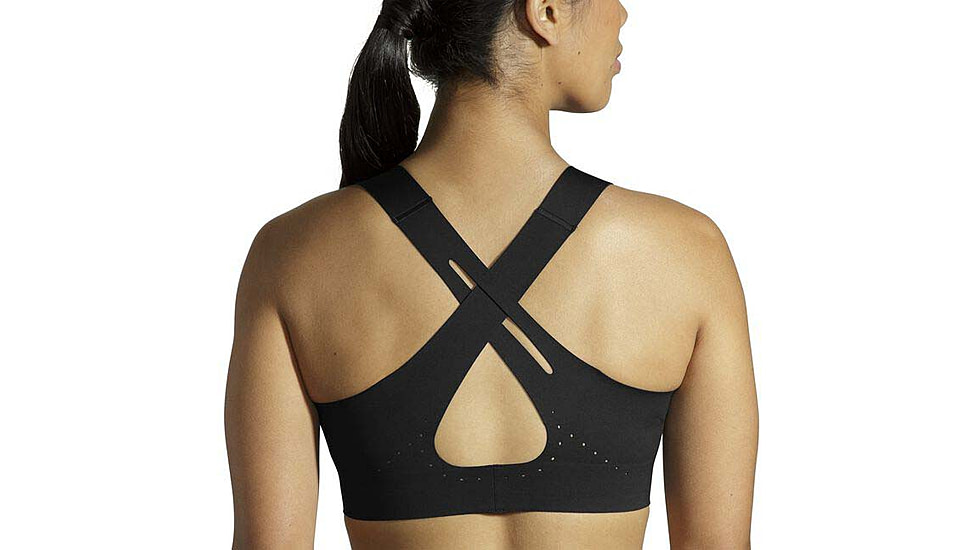 Brooks Dare Crossback Run Bra 2.0 - Womens, Black, 32CD, 350084001.032CD
