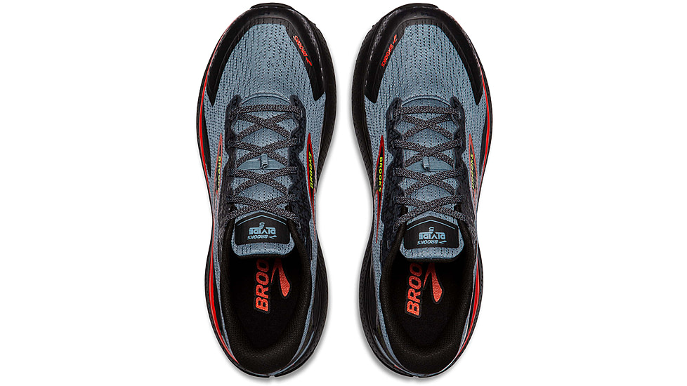 Brooks Divide 5 Trailrunning Shoes - Mens, Citadel/Ebony/Lime, 11.5 US/Medium, 1104291D004.115