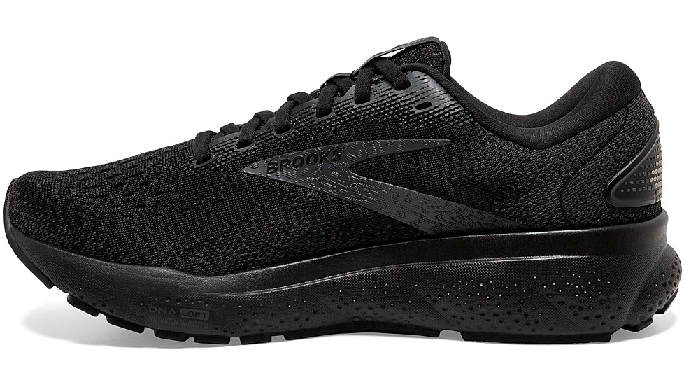 Brooks Ghost 16 Road Running Shoes - Mens, Black/Black/Ebony, 11.0 US/Medium, 1104181D020.110