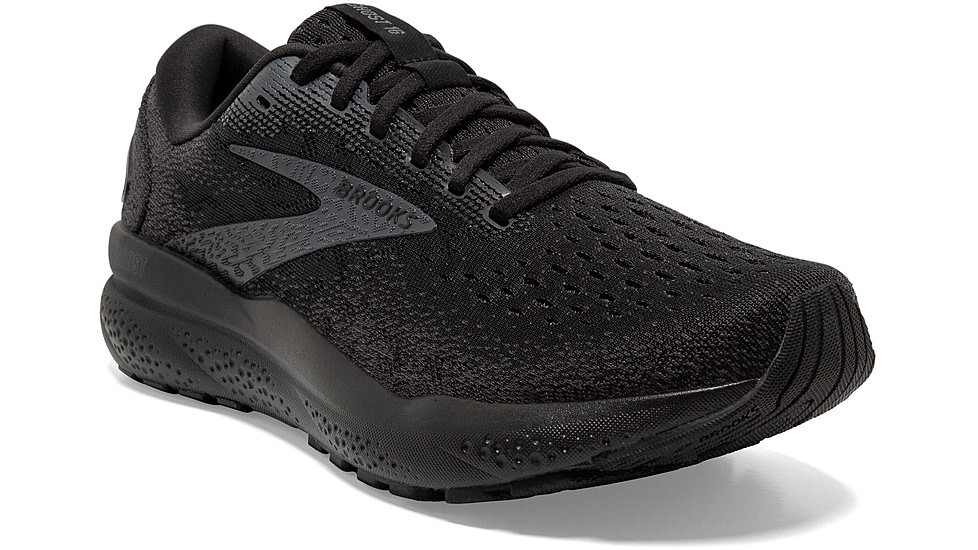 Brooks Ghost 16 Road Running Shoes - Mens, Black/Black/Ebony, 11.0 US/Medium, 1104181D020.110