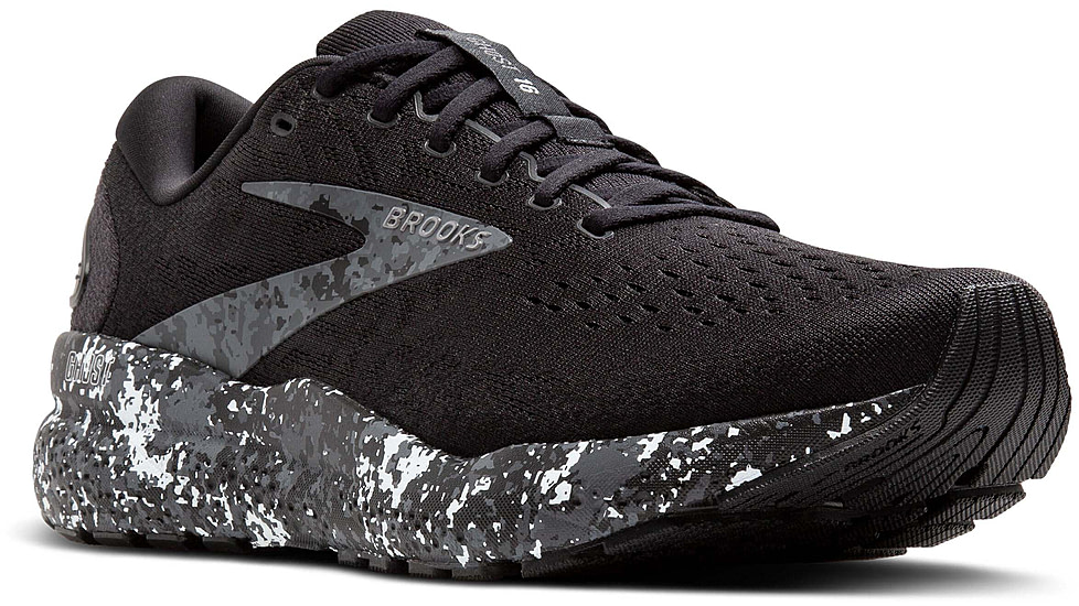 Brooks Ghost 16 Road Running Shoes - Mens, Black/Iron/Lava, 11.5 US/Medium, 1104181D062.115