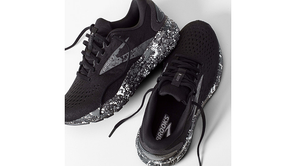 Brooks Ghost 16 Road Running Shoes - Mens, Black/Iron/Lava, 11.5 US/Medium, 1104181D062.115