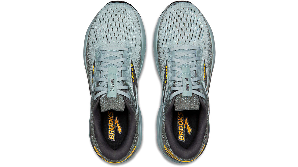 Brooks Ghost 16 Road Running Shoes - Mens, Cloud/Grey/Gold, 11.0 US/Medium, 1104181D432.110