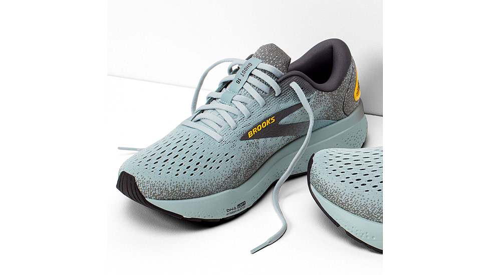 Brooks Ghost 16 Road Running Shoes - Mens, Cloud/Grey/Gold, 11.0 US/Medium, 1104181D432.110