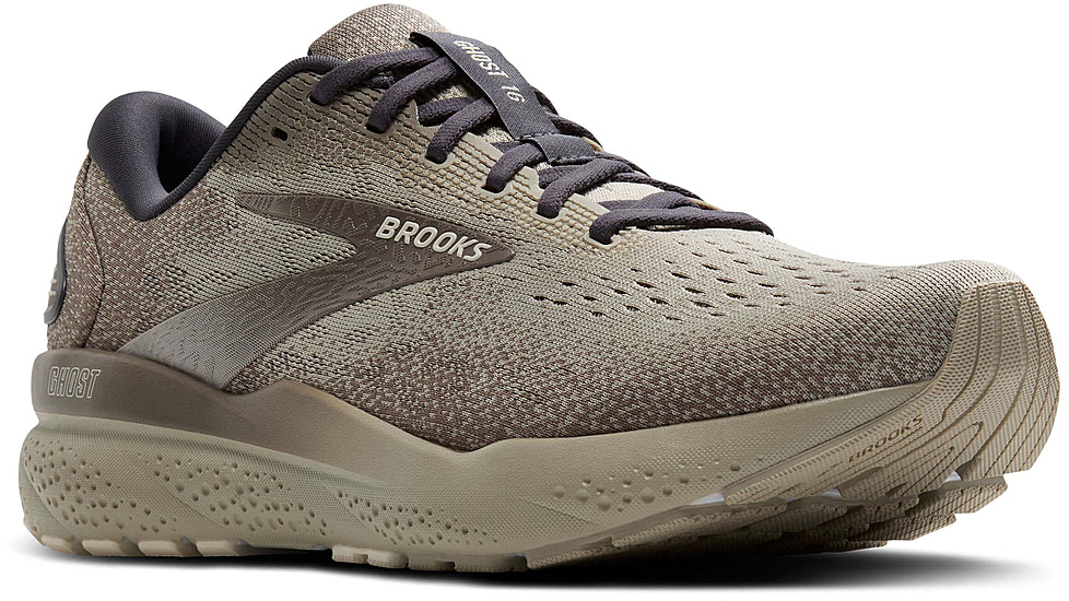 Brooks Ghost 16 Road Running Shoes - Mens, London Fog/Falcon/Coconut, 10.5 US/Medium, 1104181D240.105