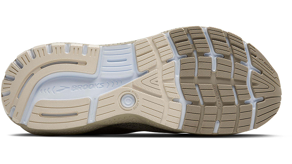 Brooks Ghost 16 Road Running Shoes - Mens, London Fog/Falcon/Coconut, 10.5 US/Medium, 1104181D240.105