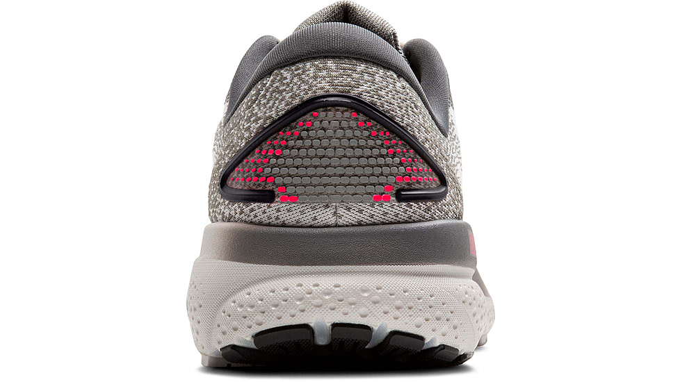 Brooks Ghost 16 Road Running Shoes - Womens, Grey/Gargoyle/Pink, 6.5 US/Medium, 1204071B006.065