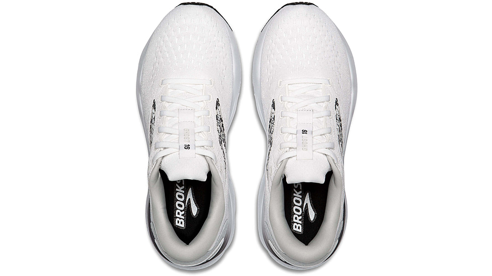 Brooks Ghost 16 Road Running Shoes - Womens, White/Oyster/Lava, 7.0 US/Medium, 1204071B147.070