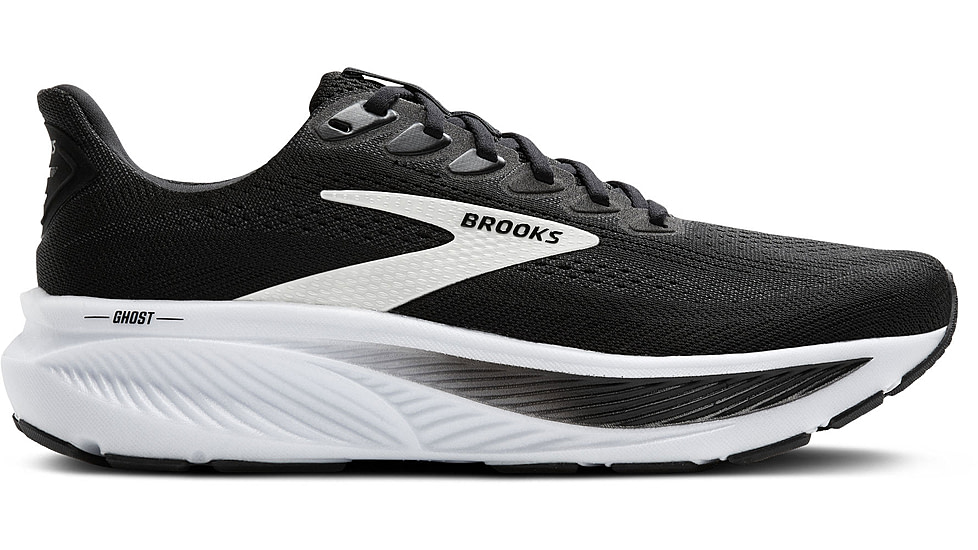 Brooks Ghost 17 Rosd Running Shoes - Mens, Black/Grey/White, 8.5, 1D, 1104421D090.085
