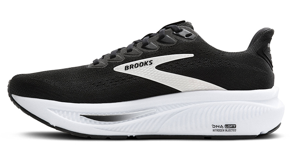 Brooks Ghost 17 Rosd Running Shoes - Mens, Black/Grey/White, 8.5, 1D, 1104421D090.085