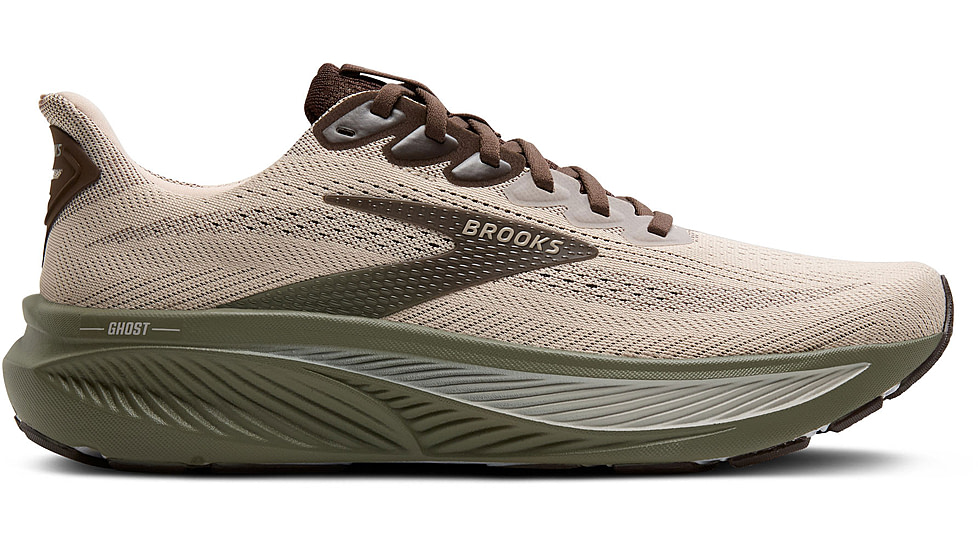 Brooks Ghost 17 Rosd Running Shoes - Mens, Chateau Gray/Brown/Olive, 8.5, 1D, 1104421D297.085