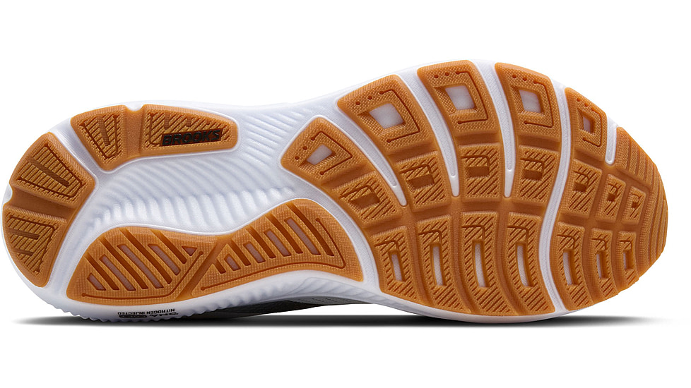 Brooks Ghost 17 Rosd Running Shoes - Mens, White/Black/Tea, 9.5, 1D, 1104421D191.095