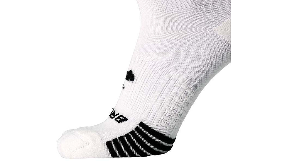 Brooks Ghost Lite No Show 2-Pack Sock, White, L, 280496100.035