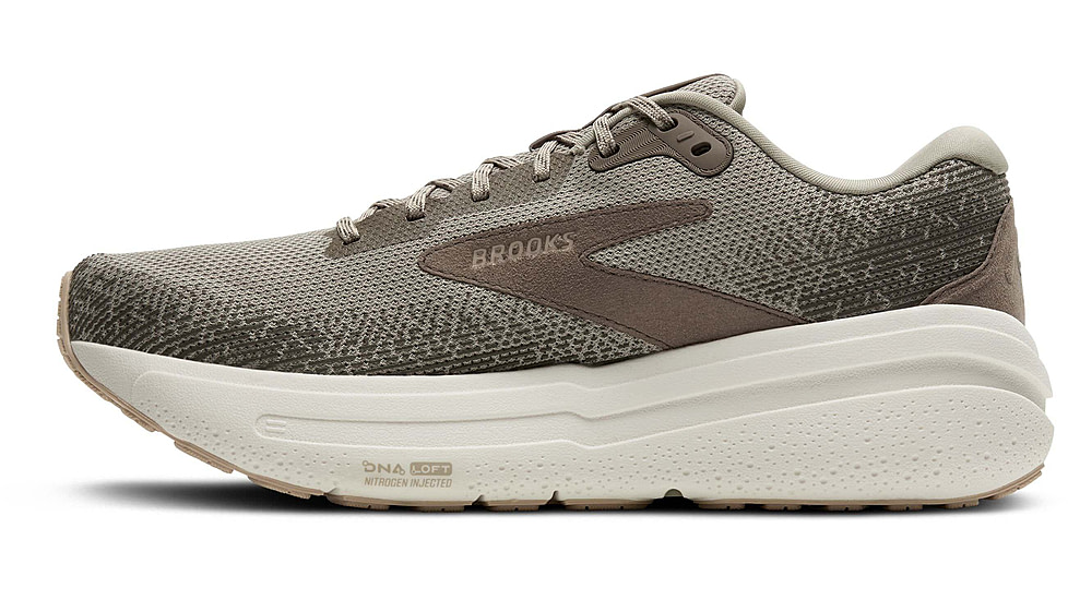 Brooks Ghost Max 2 Road Running Shoes - Mens, London Fog/Falcon/Coconut, 9.5 US/Medium, 1104311D240.095