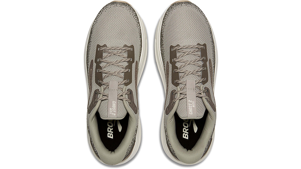 Brooks Ghost Max 2 Road Running Shoes - Mens, London Fog/Falcon/Coconut, 9.5 US/Medium, 1104311D240.095