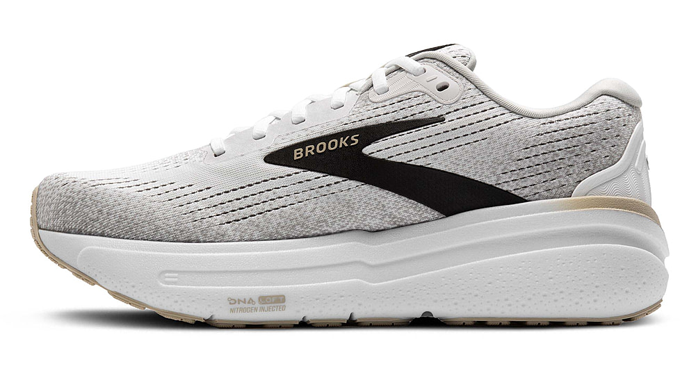 Brooks Ghost Max 2 Road Running Shoes - Mens, White/Pelican/Oyster, 11.0 US/Medium, 1104311D125.110