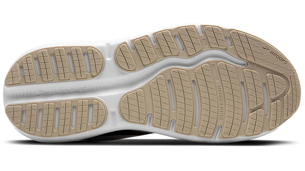 Brooks Ghost Max 2 Road Running Shoes - Mens, White/Pelican/Oyster, 11.0 US/Medium, 1104311D125.110