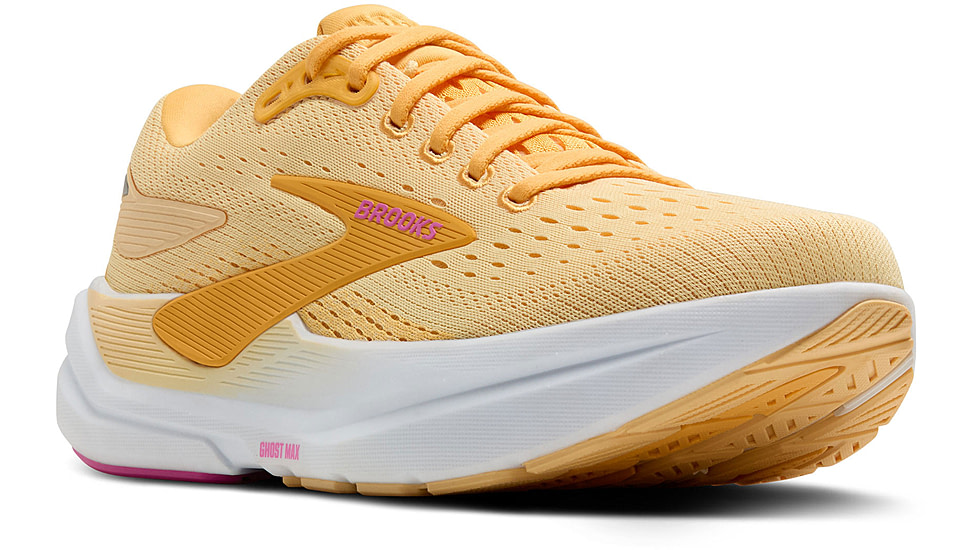 Brooks Ghost Max 3 Road Running Shoes - Womens, Apricot/Apricot/Super Pink, 6.5, 1B, 1204571B876.065