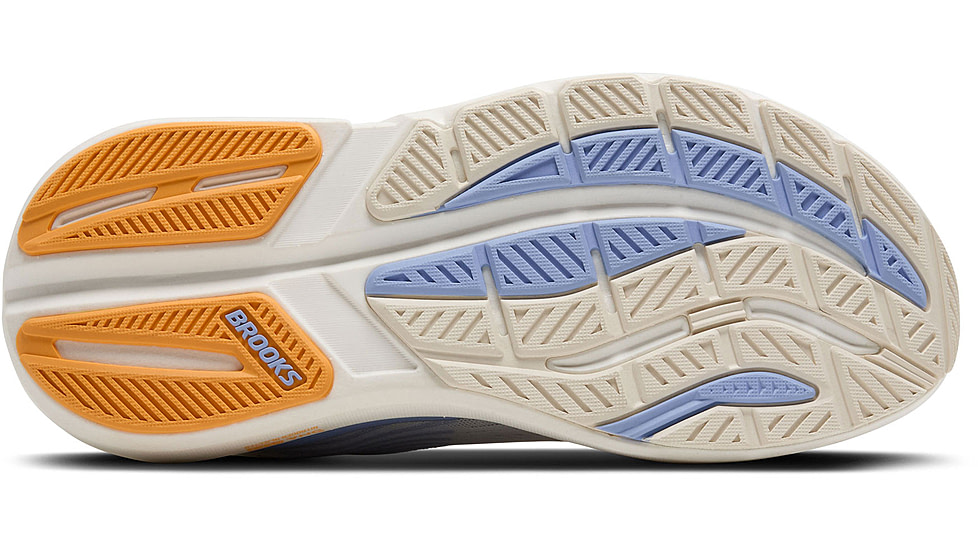 Brooks Ghost Max 3 Road Running Shoes - Womens, Coconut/Blue Heron/Orange, 9, 1B, 1204571B151.090